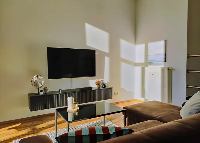 Lägenhet Modernes Loft-erlebnis Mit Fitnessbereich & Heimkino *